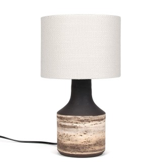 Berkenbast series vintage ceramic table lamp from Ravelli