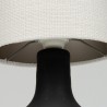 Berkenbast serie vintage keramiek tafellamp van Ravelli