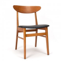 Set of Farstrup Danish Mid-Century Modern dining table chairs