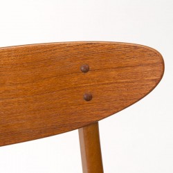 Set of Farstrup Danish Mid-Century Modern dining table chairs