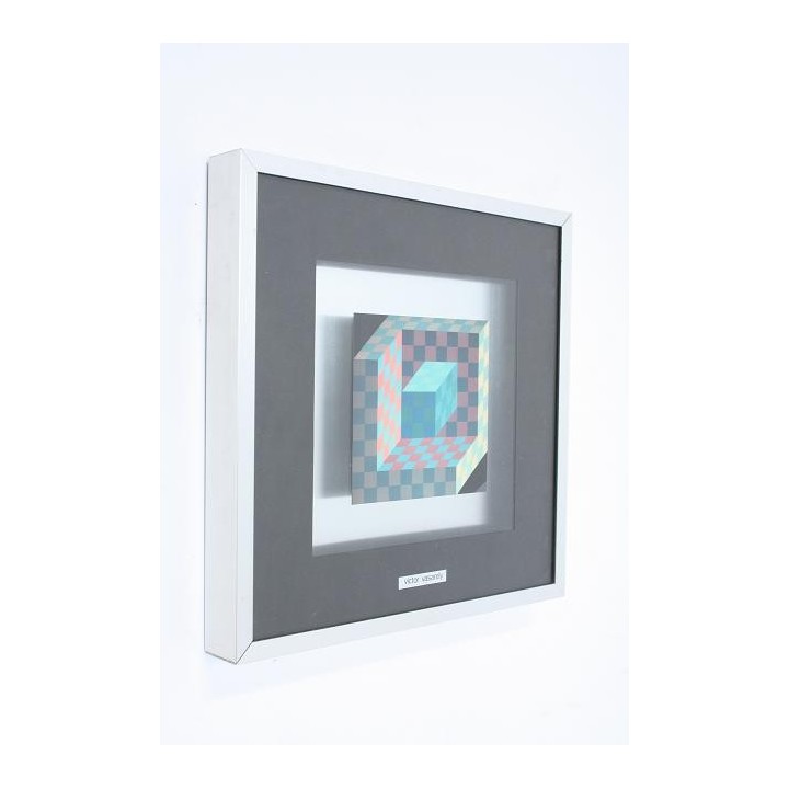 Victor Vasarely set van 4 prints - Retro Studio