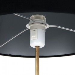 Mid-Century teakhouten vintage Deense vloerlamp