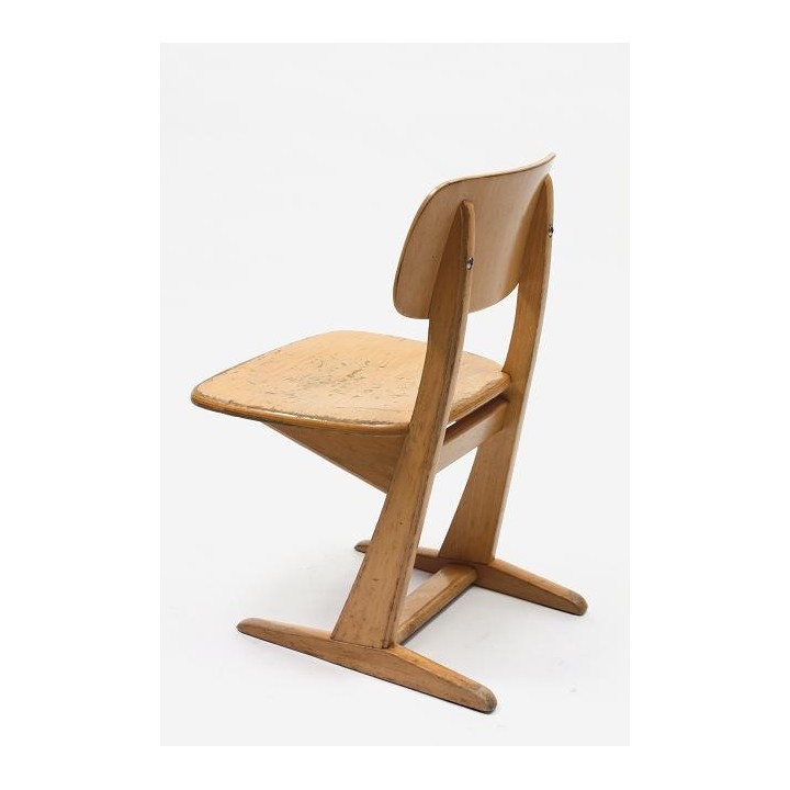 Set of 2 wooden childeren's chairs - Retro Studio