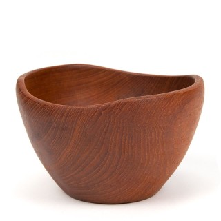 Small model Mid-Century vintage teak bowl