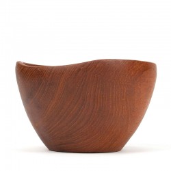 Small model Mid-Century vintage teak bowl