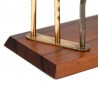 Rosewood Mid-Century vintage letter holder