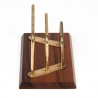 Rosewood Mid-Century vintage letter holder