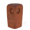 Vintage teak figurine as an owl