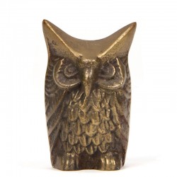 Miniature vintage figurine of an owl