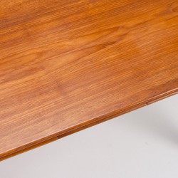 Mid-Century Danish teak vintage extendable dining table