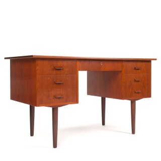 Mid-Century teak Danish vintage design desk