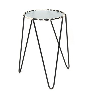 Glass vintage small plant table from the fifties