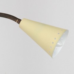 Vintage wall lamp with flexible arm from the 1950s