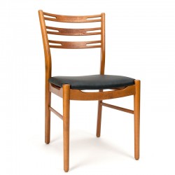 Deense vintage Farstrup eettafel stoel met hoge rug