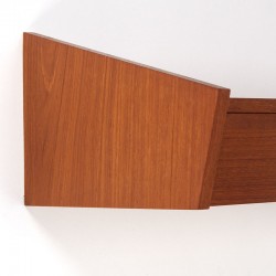 Mid-Century vintage Danish model wall cabinet/shelf with 2