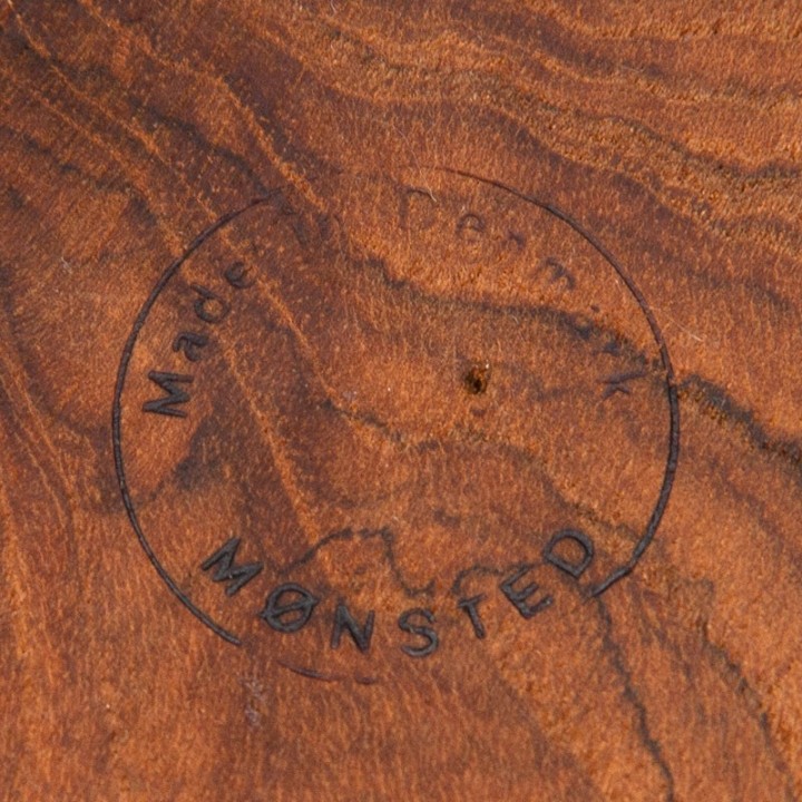 Teakhouten Mid-Century design vintage dienblad