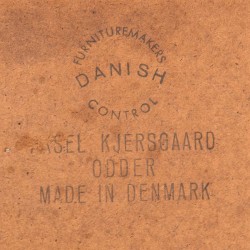 Model 141 Deense Aksel Kjersgaard vintage design spiegel