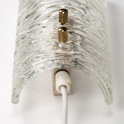 Set Orrefors vintage wandlampen model 8493