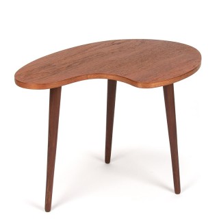 Bijzettafel in niervorm Mid-Century Deens design