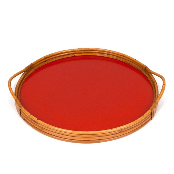 Bamboe dienblad vintage model uit de jaren 50/60