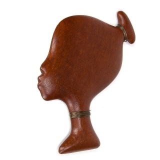 Teak Mid-Century Danish vintage silhouette