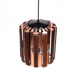 Werner Schou vintage design hanglamp voor Coronell Electro