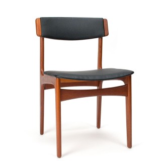 Teakhouten eettafel stoel in teak vintage Deens model