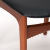 Teakhouten eettafel stoel in teak vintage Deens model