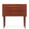 Small chest of drawers in teak vintage Danish model