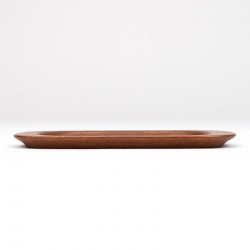 Small teak vintage serving tray from the sixties