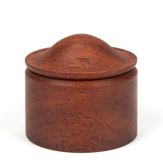 Deens klein vintage teak bakje met deksel