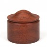 Danish small vintage teak bin with lid