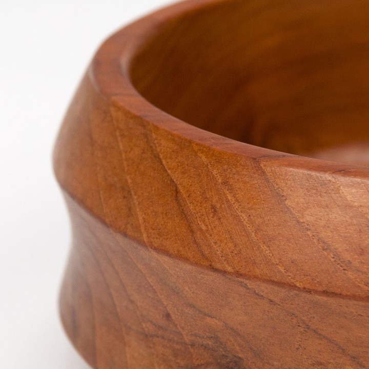 Serveerschaal vintage Deens design in teakhout