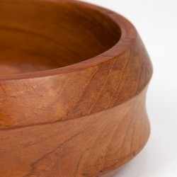 Serving bowl vintage Danish design in teak wood