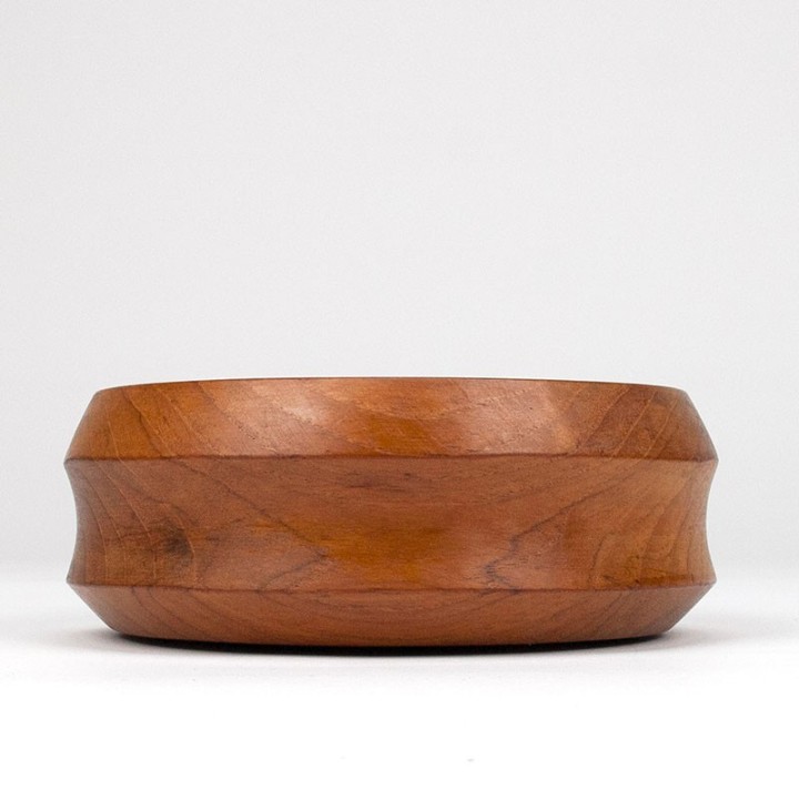 Serving bowl vintage Danish design in teak wood