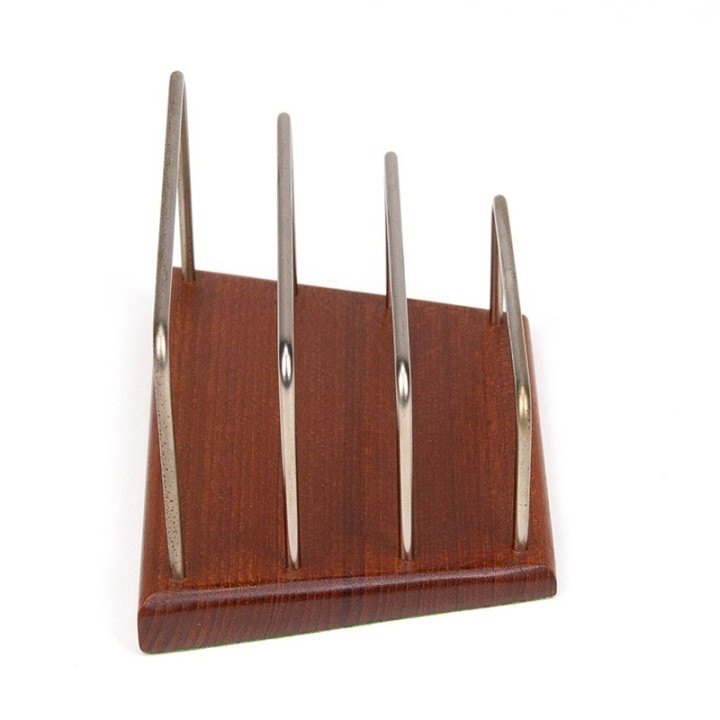 Briefhouder vintage Deens model in teak