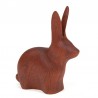 Teak vintage Danish figurine of a rabbit