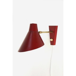 Wandlamp kap rood - Retro Studio