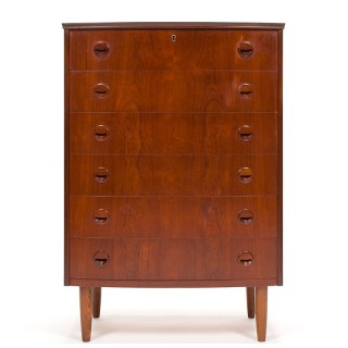 Mid-Century vintage Danish chest of drawers large model