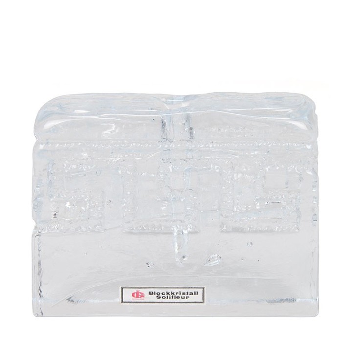 Ingrid glasshütte vintage glass solifleur