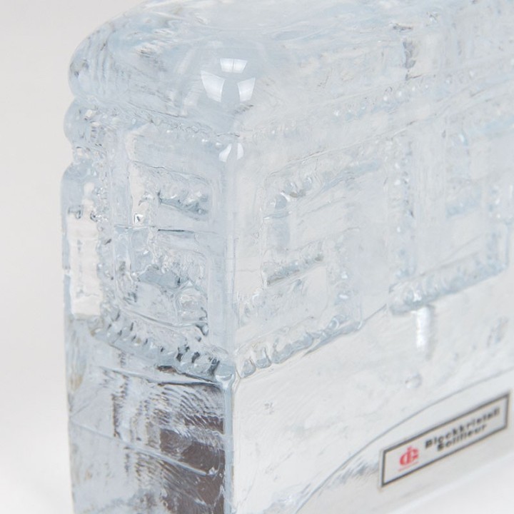 Ingrid glasshütte vintage glass solifleur