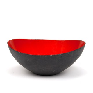 Oval model vintage Krenit bowl design Herbert Krenchel