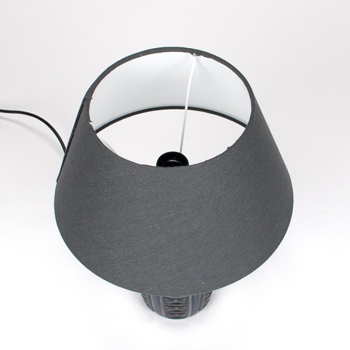 Keramiek tafellamp vintage Søholm model 1038