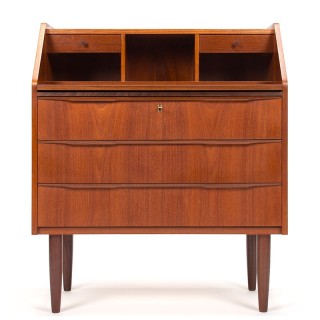 Teak Mid-Century Danish vintage secretaire furniture