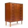 Teak chest of drawers Danish Mid-Century vintage model