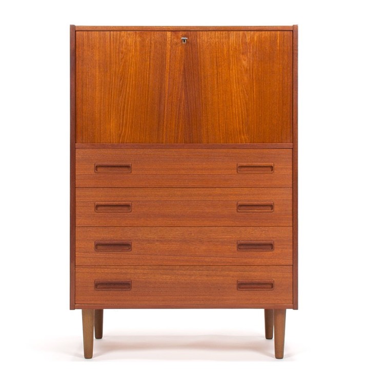 Westergaards Møbelfabrik secretaire kast vintage Deens design