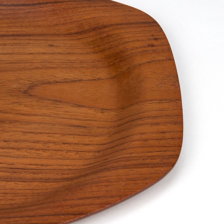 Teak Deens vintage dienblad / onderbord