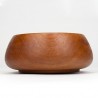 Large Danish vintage serving bowl in teak