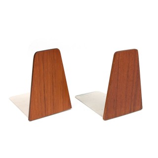 Boekensteunen Deense vintage set van 2