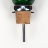 Mid-Century Deense vintage flessenstop groen poppetje